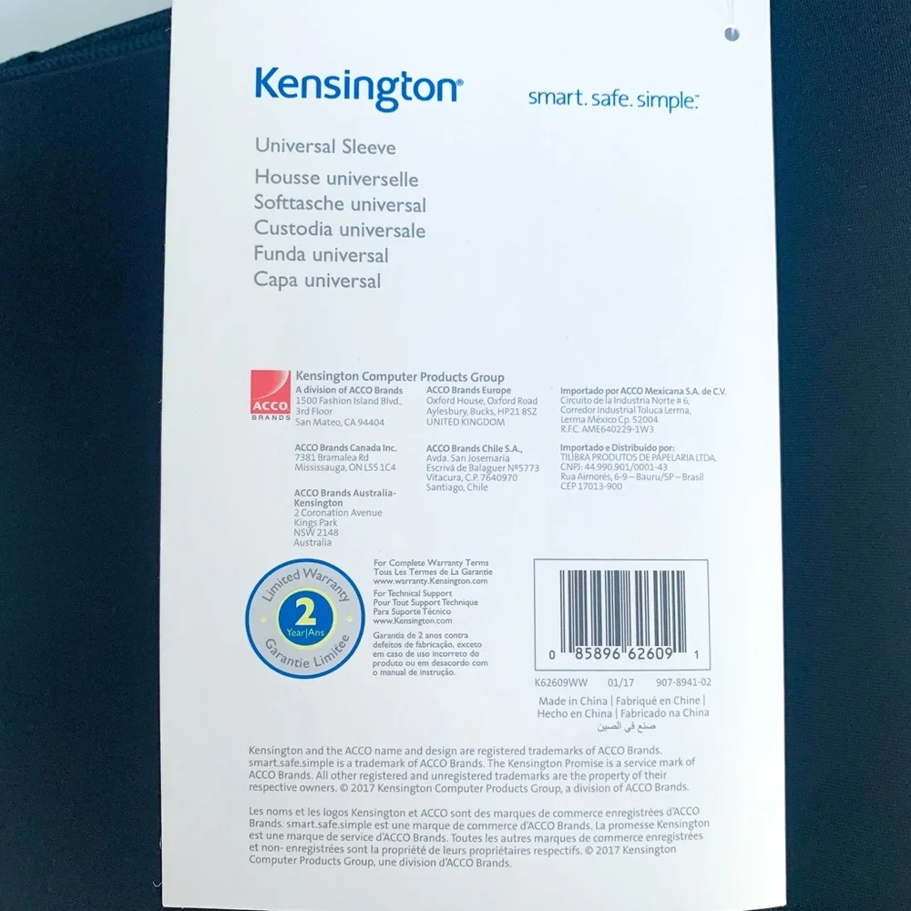 Kensington Universal Electronics Sleeve